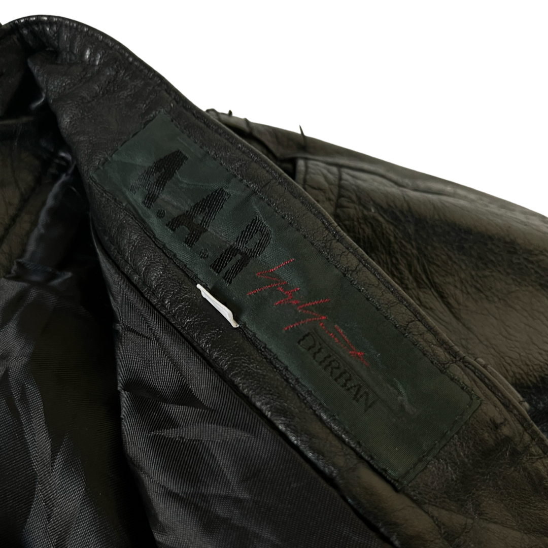 Yohji Yamamoto A.A.R | Black Durban Leather Pants